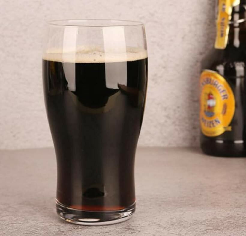 ビール パイント グラス 黒ビール ギネス インペリアルビールグラス イングリッシュパブスタイル 1個 (1個) 2