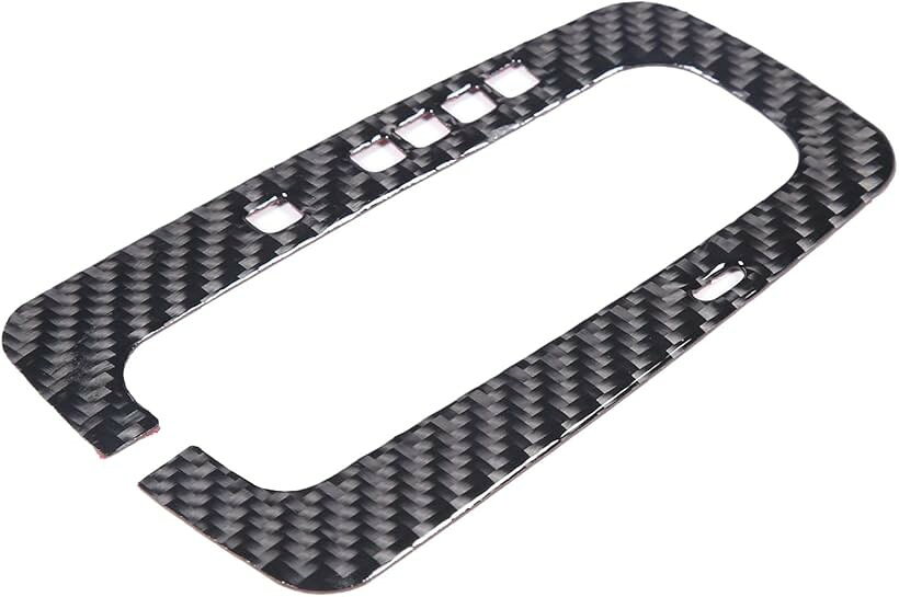 互換品 ホンダ N-BOX JF3 JF4 2017-2025に適用 シフトゲートパネル シフトゲートカバー シール ステッカー カーボンファイバー 貼付タイプ