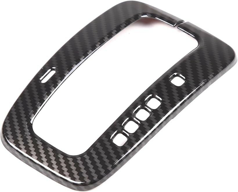 ホンダ N-BOX JF3 JF4 2017～2021 シフトノブカバー シフトゲートパネルカバー シフトゲートカバー シフトノブトリム ABS素材 取付簡単 貼付タイプ カーボン調 (カーボン調)
