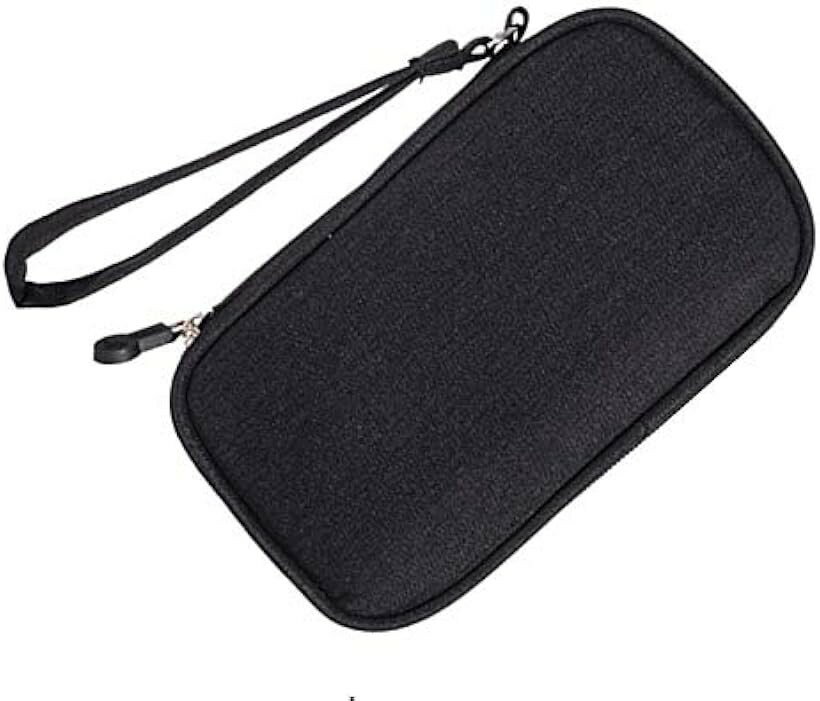 ケーブル が キレイに収まる バッテリーケース 収納 モバイルバッテリー ブラック (ブラック)