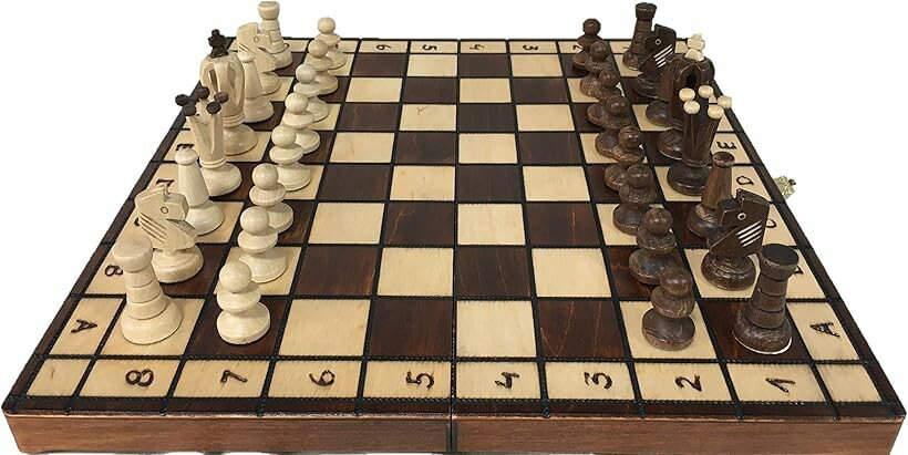 ポーランド製 ハンドメイド・チェスセット Wegiel Chess Royal / King's 3 ...