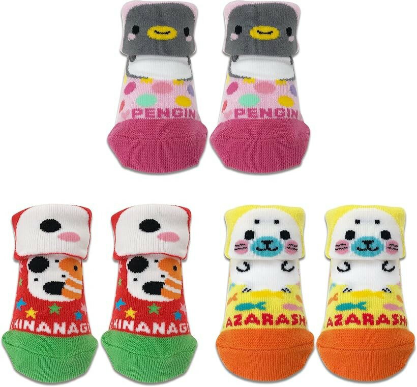 バリエーションコード : 2b6v93pooj商品コード2b6crcnqui商品名アニマルソックス ベビーソックス 男の子 女の子 かわいい 快適 赤ちゃん 靴下 ペンギン/チンアナゴ/アザラシ 3足セットブランドLamPlanningカラーペンギン/チンアナゴ/アザラシ 3足セット・「通気性・吸汗性にすぐれた靴下」柔らかい素材で履きやすく、通気性もよいので汗をかきやすいお子様でも爽やか快適なベビーソックスです。また、吸汗性も優れているので足元をいつもでも清潔に保ちます。・「伸縮性で履きやすい」ちょうどよい厚さで柔らかくモコモコ弾力があり、ふわふわ伸縮性があるので、履きやすく心地の良い靴下です。・「かわいいアニマル3デザイン」Designed in Japan。素敵なクリエイターさんが、かわいい動物たちをデザインしました。あどけない表情の動物たちの、可愛いソックス3足セット。その日の気分で動物を選ぶのがウキウキ楽しい＊男の子にも女の子にもかわいいデザインです。・「プレゼントにも最適」実用的なので送り物にも最適です。出産祝いや誕生日、クリスマスプレゼントなど大切な方へのプレゼントにぴったりのアイテムです。かわいい動物たちの贈り物はハッピーな気持ちに。・「詳細」素材：アクリル・ナイロン・その他 / 約9～13cm 参考年齢 0～2歳※ 他ネットショップでも併売しているため、ご注文後に在庫切れとなる場合があります。予めご了承ください。※ 品薄または希少等の理由により、参考価格よりも高い価格で販売されている場合があります。ご注文の際には必ず販売価格をご確認ください。※ 沖縄県、離島または一部地域の場合、別途送料の負担をお願いする場合があります。予めご了承ください。※ お使いのモニタにより写真の色が実際の商品の色と異なる場合や、イメージに差異が生じることがあります。予めご了承ください。※ 商品の詳細（カラー・数量・サイズ 等）については、ページ内の商品説明をご確認のうえ、ご注文ください。※ モバイル版・スマホ版ページでは、お使いの端末によっては一部の情報が表示されないことがあります。すべての記載情報をご確認するには、PC版ページをご覧ください。