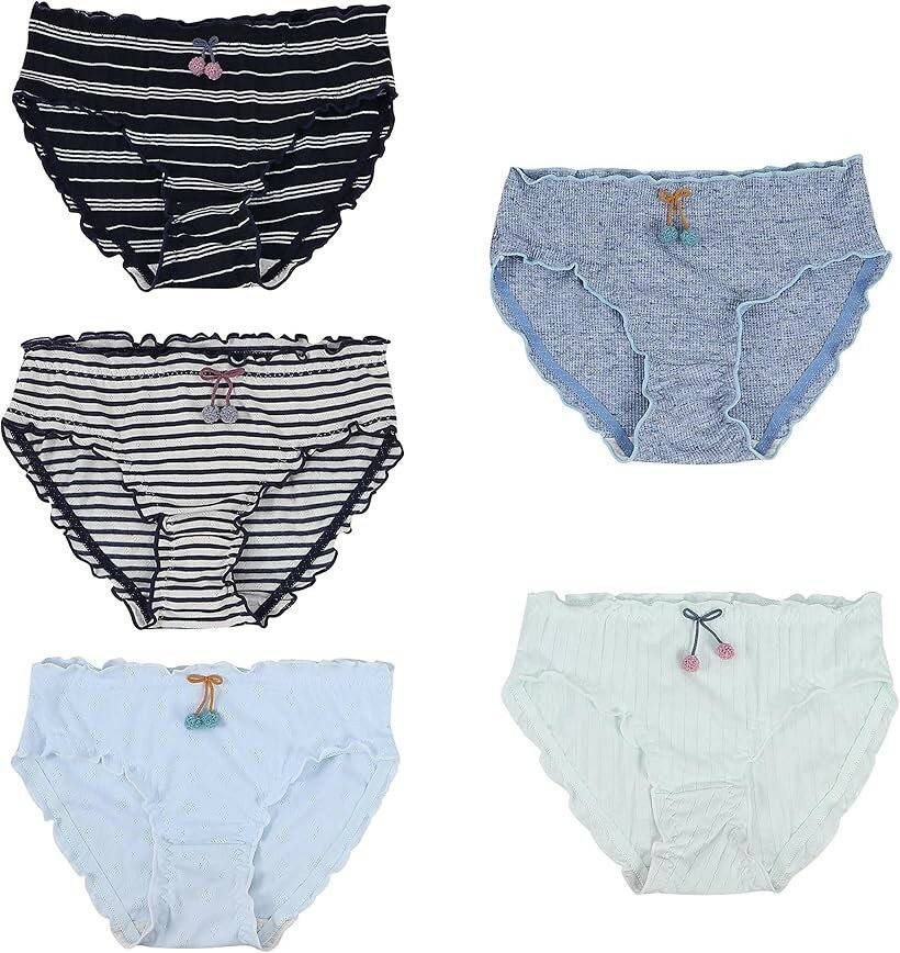 Set - 大きいサイズ かわいい ショーツ 詰め合わせ 5色セット Jセット XL (Jセット, XL)