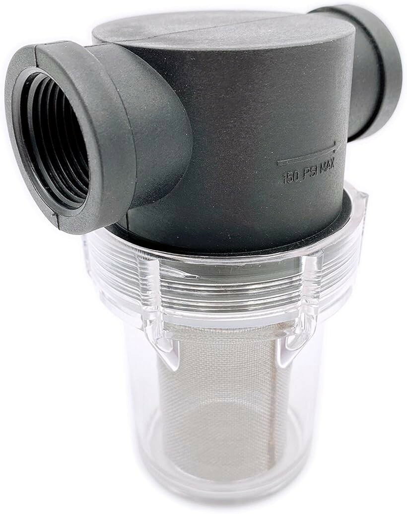 バリエーションコード : 2b4f9dkhw8商品コード2b4f9dqdhd商品名互換品 汎用 砂取り器 20mm 3/4 6分 家庭用 スケルトン 井戸 掘り ポンプ ろ過ブランドMelioreカラー20mm 3/4 (6分)・「商品について(1)」 池や水槽のろ過でゴミ等の除去に活躍する家庭用の砂取り器です。標準の#40フィルター付属で細かい砂まで取れ、砂かじりによるモーター焼損やポンプの磨耗、手押しポンプのパッキン摩耗を防止します。回すだけで簡単に脱着可能なので清掃も容易です。取付けに関してもネジ立て済みなので、バルブソケットやSGPがそのまま取り付けできます。・「商品について(2)」 硬質塩ビ樹脂製なので金属とは違い錆びず、赤錆も出ません。ボディは強化プラスチックで軽量かつ、スケルトンなので取り除いた砂やゴミが目視で確認出来ます。・「商品について(3)」 水損失抵抗が少なく抵抗増加がほとんどありません。また、フィルターはステンレス製なので長くお使いいただけます。・「バリエーション」 ＊16mm 1/2 4分 ＊20mm 3/4 6分 ＊25mm 1インチ ＊フィルターのサイズは標準#40になります。・「備考」 お手持ちのパソコン・スマートフォン・携帯のスペックにより商品のお色に若干の差がある場合がございますのでご了承ください。また、検品はしていますが輸入品の為、多少の傷や汚れがある場合がございます。＊当社では取り付けに関するサポートはしておらず、作業中に起こった事故や、 取り付け後の車体の不具合に関して一は切の責任は負いかねますので、自己責任でお願いします。※ 他ネットショップでも併売しているため、ご注文後に在庫切れとなる場合があります。予めご了承ください。※ 品薄または希少等の理由により、参考価格よりも高い価格で販売されている場合があります。ご注文の際には必ず販売価格をご確認ください。※ 沖縄県、離島または一部地域の場合、別途送料の負担をお願いする場合があります。予めご了承ください。※ お使いのモニタにより写真の色が実際の商品の色と異なる場合や、イメージに差異が生じることがあります。予めご了承ください。※ 商品の詳細（カラー・数量・サイズ 等）については、ページ内の商品説明をご確認のうえ、ご注文ください。※ モバイル版・スマホ版ページでは、お使いの端末によっては一部の情報が表示されないことがあります。すべての記載情報をご確認するには、PC版ページをご覧ください。砂取り器で細かい砂を取り除き、水質改善にお役立てください。井戸、池、水槽など様々な用途で活躍します。専用の工場で製作し、発送までしっかりと保管しています。