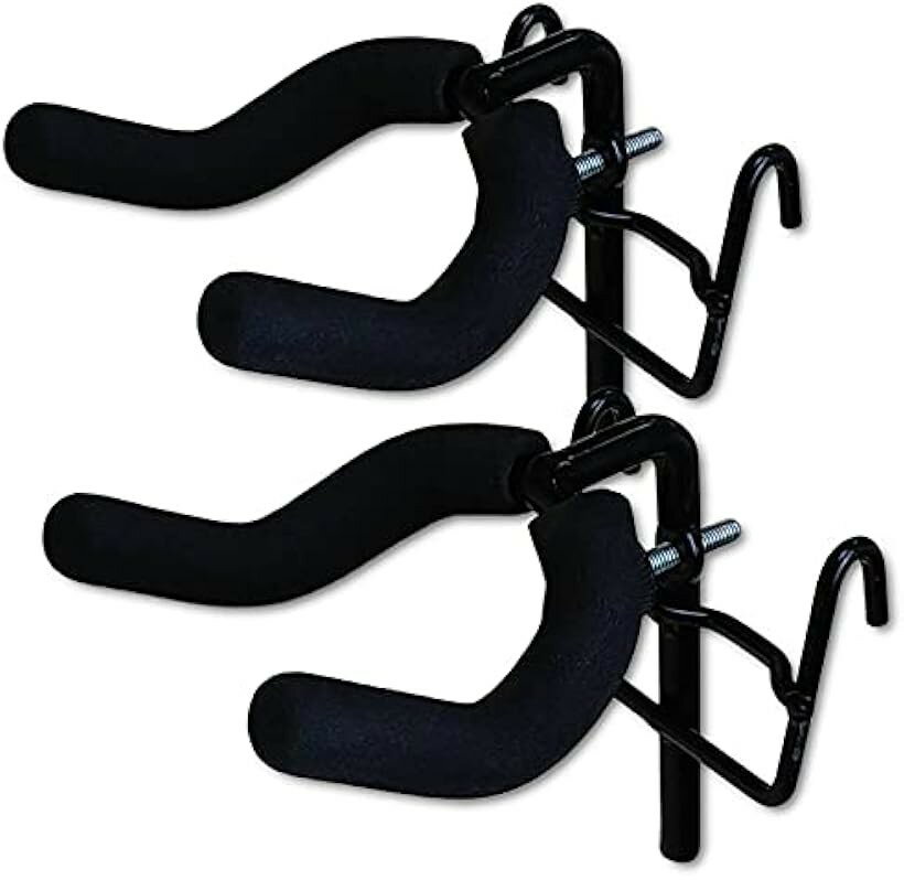 ギターハンガー ネット用 ギタースタンド フック 壁掛け ホルダー 2個セット ディスプレイ S 全長13cm (S(全長13cm）)