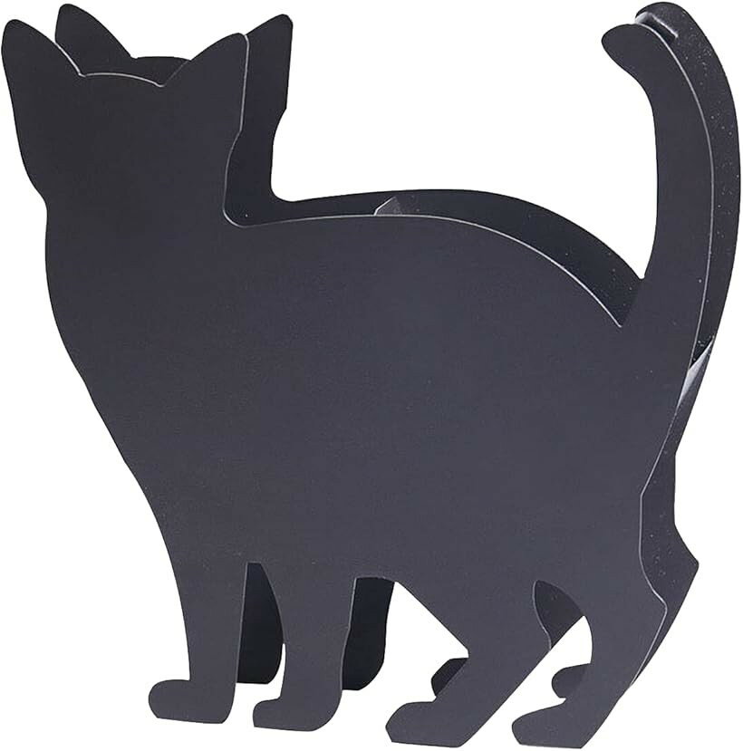 蚊取り線香ホルダー 黒猫 蚊取り線香皿 蚊遣り スタンド 蚊やり 蚊取り線香入れ 虫除け対策 立ち猫 (立ち猫)