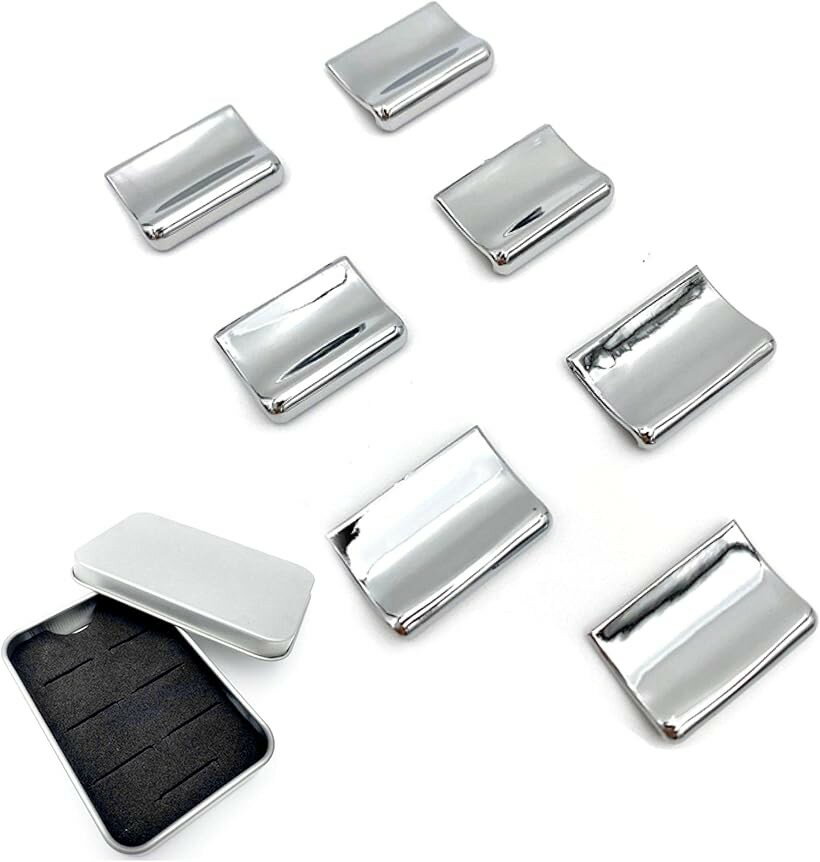 互換品 レクサス メッキ スイッチカバー パワー ウインドウ ボタン ガーニッシュ クローム トリム カスタム パーツ アクセサリー 7P セット (単品, ワンサイズ)