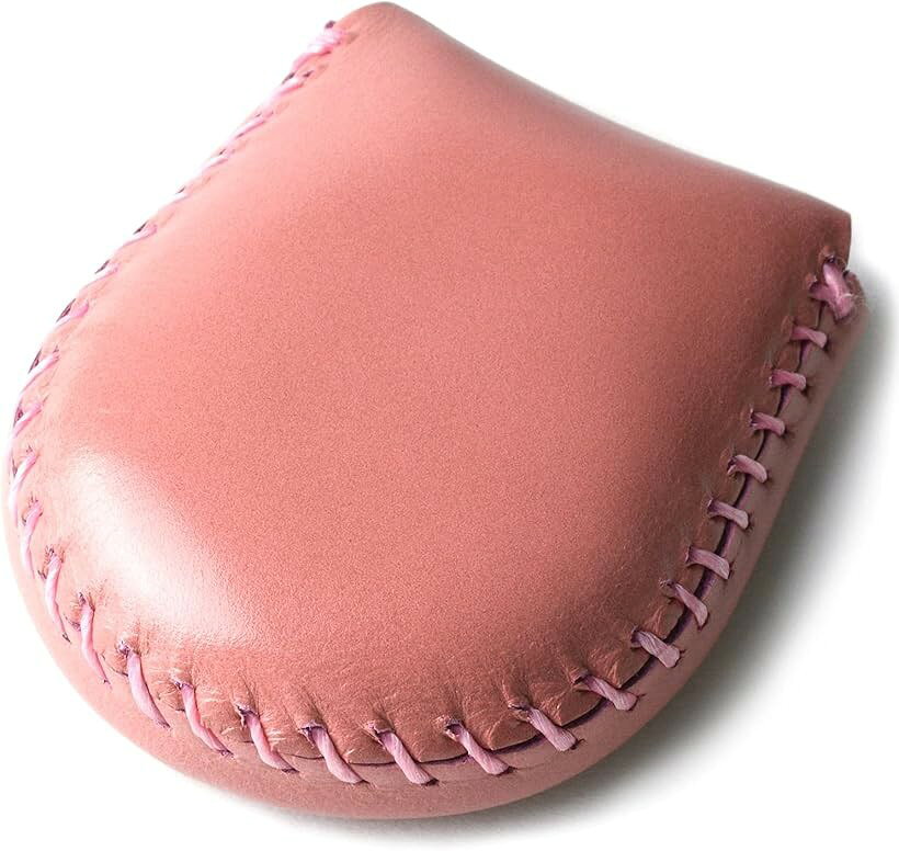 C, L, R, W - コインケース 小銭入れ 使いやすい 本皮 コンパクト プレゼント (サクラ, Small)