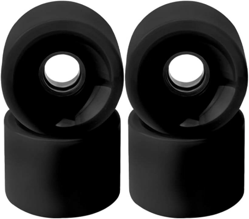 スケートボード用 ソフトウィール 4個セット ホイール 硬度 78A 黒 (ブラック)