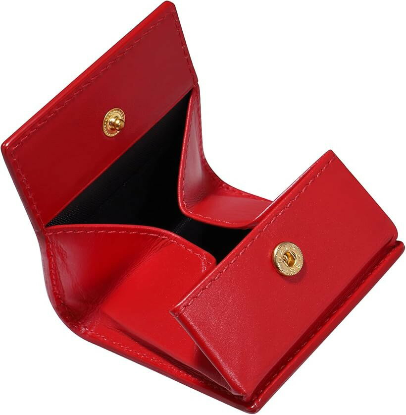 Other - ノーブルライリー 小銭入れ レディース レザー コインケース メンズ 財布 革 本革 プレゼント Red (Red, Small)