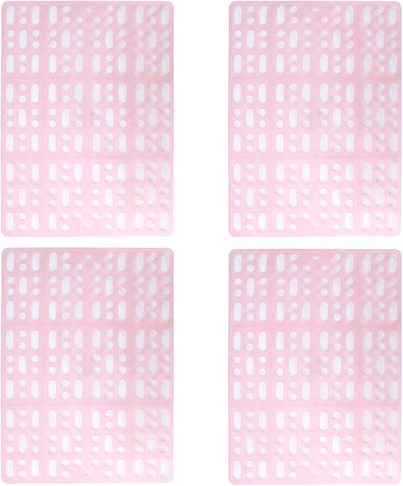 ラビットケージ用 休足マット 手足 保護 4枚セット 01 レッド (01 レッド)