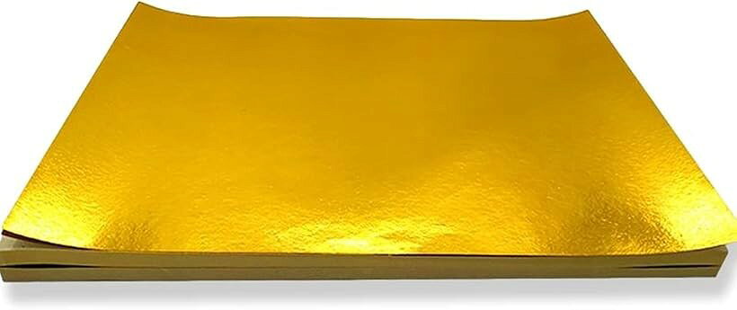 大判 大量セット 折り紙 切り絵 アート 金100枚 (金100枚)