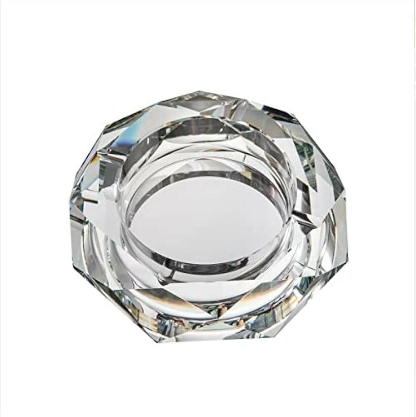 灰皿 高級灰皿 アシュトレイ Ashtray おしゃれ インテリア クリスタル灰皿 銀 (銀)