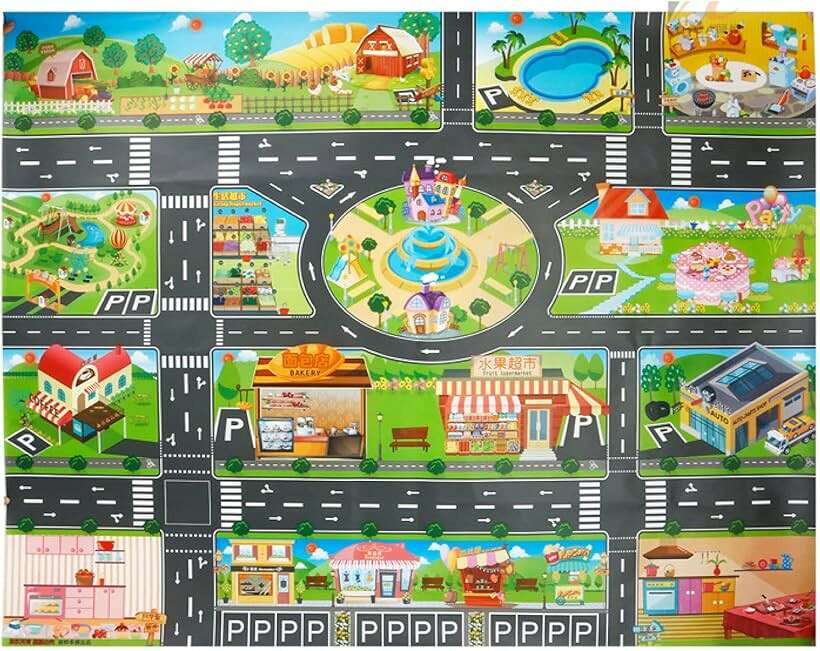 バリエーションコード : 2b41h3u33j商品コード2b41h36tli商品名MORYTRADE 道路 マット おもちゃ プレイマット ミニカー 遊び 地図 折りたたみブランドMORY TRADEカラー緑の街並み・クルマ好きの子どもに人気の、子供用プレイマットです。1mx1.3mのサイズですが、子どもが遊ぶには十分な大きさです。好みに合わせた様々なデザインの道路地図を用意しました。・薄手の生地ですので、クッション性はありませんが、その分、収納時に場所を取らず、子どもでも広げて、たためるサイズです。・ミニカーや電車のおもちゃ、自動車玩具、プラモデル、信号機や標識などを好きなようにならべて、想像力を膨らませて楽しめます。・薄くてめくりやすいので、掃除もしやすいです。フローリングの上でクルマ玩具遊びをすると、床に傷がつくのが心配ですよね。プレイマットを1枚敷くだけで、傷防止にもなります。・サイズ 1.3x1m※ 他ネットショップでも併売しているため、ご注文後に在庫切れとなる場合があります。予めご了承ください。※ 品薄または希少等の理由により、参考価格よりも高い価格で販売されている場合があります。ご注文の際には必ず販売価格をご確認ください。※ 沖縄県、離島または一部地域の場合、別途送料の負担をお願いする場合があります。予めご了承ください。※ お使いのモニタにより写真の色が実際の商品の色と異なる場合や、イメージに差異が生じることがあります。予めご了承ください。※ 商品の詳細（カラー・数量・サイズ 等）については、ページ内の商品説明をご確認のうえ、ご注文ください。※ モバイル版・スマホ版ページでは、お使いの端末によっては一部の情報が表示されないことがあります。すべての記載情報をご確認するには、PC版ページをご覧ください。