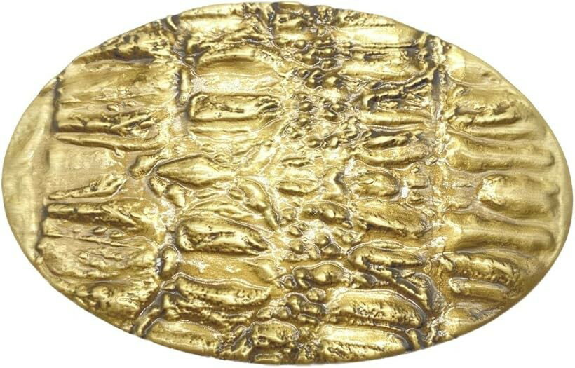 スタートサイド startside ベルトバックル バックルのみ ブラス 真鍮 金具 ベルト製品 (クロコダイル柄, 39mm)