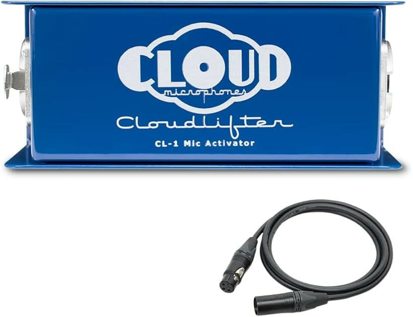 Dtm, Recording, Pa Instruments - Cloud Microphones Cloudlifter CL-1 by クラウドリフター マイクアンプ マイクプリアンプ アクティベーター マイクブースター 日本語説明書付き (青, CL-1+XLRケーブル CANARE 0.5m)
