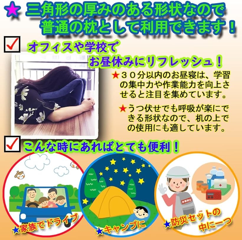 ネックピロー 飛行機 快適グッズ 首枕 旅行用便利グッズ トラベルグッズ 海外旅行 グレー (グレー) mlinestore-10180926 エムラインストア サンプル画像3