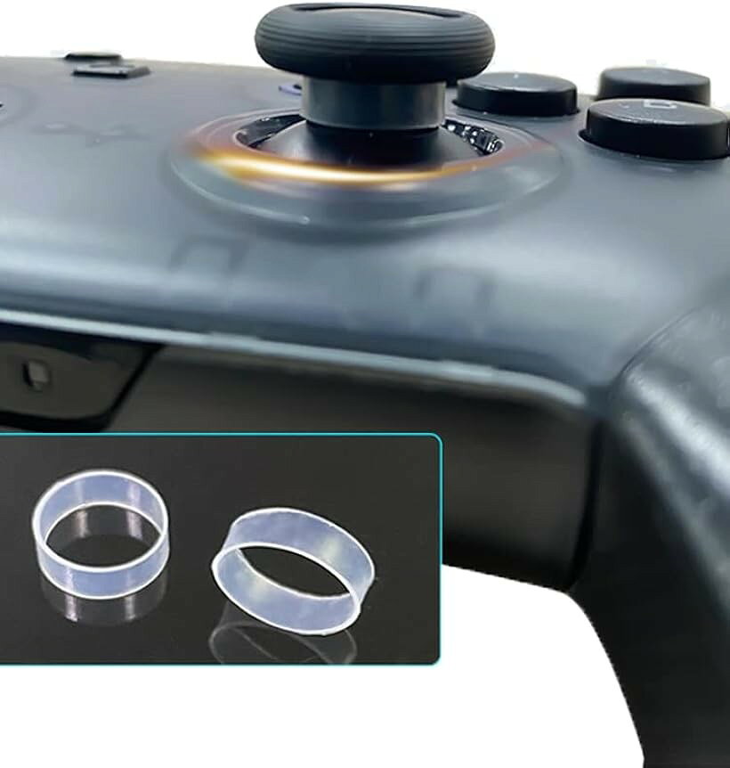 スティック保護リング スティック用プロテクトリング 削れ防止 白い粉対策 PS5 PS4 Switch Pro Xbox など各種コントローラー適用 20個セット (20個セット)