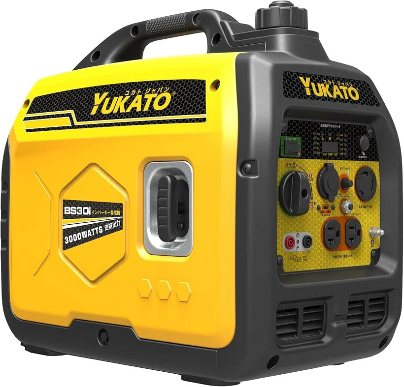 インバーター発電機 定格出力3.0kVA 50Hz/60Hz切替 過負荷保護 PSE認証 防音型 高出力