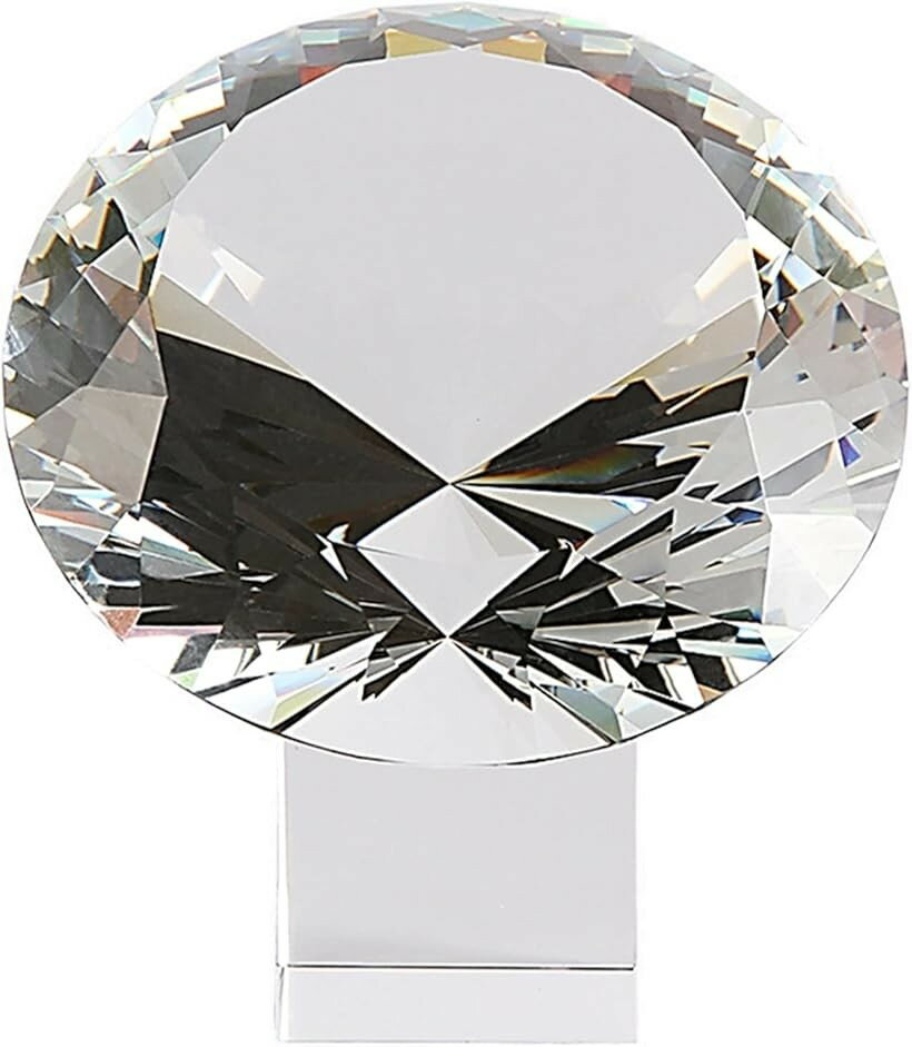 ダイヤ風 リング 指輪 プロポーズ サプライズ演出 グッズ プレゼント ギフト 白 40mm (白 40mm)(3.0)