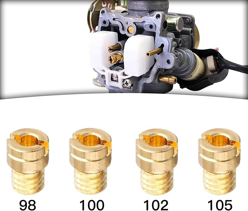 互換品メインジェットセット ケーヒン丸型/小 5x6.7 #98#100#102#105 バイク用 ケ...