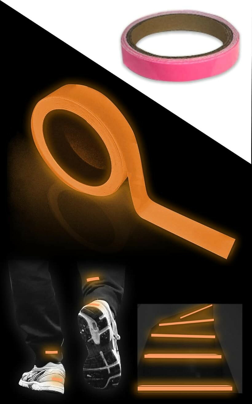 バリエーションコード : 2b2r5wolp9商品コード2b2r5q1lfs商品名蓄光テープ 夜光テープ 蛍光テープ 夜間 発光 高輝度 非常口 停電 ハロウィン イベントブランドWinJapanカラーオレンジ発光サイズ等幅15mmx5m 1個「光る。蓄光テープ」日中の光を吸収して発光。夜間の階段や照明スイッチに。非常口の表示に。夜間の外出の視認性UPに。自転車に。お子様の工作・自由研究に。ハロウィンなどの仮装に。アイデア次第で使い方は様々。「光って安心。夜間の安全対策・停電対策に」停電時や夜のトイレに行くのが怖いお子様、足元が不安なお年寄りの方に・ドアノブに・照明スイッチに・階段・廊下に「夜間の外出時の視認性をUP」暗い時間帯での散歩やランニングも、シューズや上着にテープを貼ることで、車など周囲への視認性が高まり安全です。「Halloweenに。光るコスプレ」衣装にひと手間かけてインパクト大の光る仮装にチャレンジしてみませんか？テープを敷き詰めてシートを作り、お好きな形にカットすれば色々なデザインが楽しめます。是非あなたのアイデアで素敵な仮装をお楽しみ下さい。「お子様の工作・自由研究に。」魔法みたいに不思議な蓄光テープは、お子様の創造力を育みます。光る花火の切り絵。夜に光るステンドグラス。光るロケット。さあ、君は何を作る？「素材：PETポリエチレンテレフタレート」「強力粘着」強い粘着力で、簡単に貼付けできます。防水性・耐久性に優れ幅広い用途でご使用いただけます。＊オレンジカラーは明るい場所ではピンクカラーです。暗い場所ではオレンジに光ります。※ 他ネットショップでも併売しているため、ご注文後に在庫切れとなる場合があります。予めご了承ください。※ 品薄または希少等の理由により、参考価格よりも高い価格で販売されている場合があります。ご注文の際には必ず販売価格をご確認ください。※ 沖縄県、離島または一部地域の場合、別途送料の負担をお願いする場合があります。予めご了承ください。※ お使いのモニタにより写真の色が実際の商品の色と異なる場合や、イメージに差異が生じることがあります。予めご了承ください。※ 商品の詳細（カラー・数量・サイズ 等）については、ページ内の商品説明をご確認のうえ、ご注文ください。※ モバイル版・スマホ版ページでは、お使いの端末によっては一部の情報が表示されないことがあります。すべての記載情報をご確認するには、PC版ページをご覧ください。
