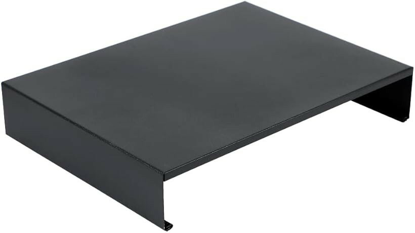 ガスコンロ カバー コンロカバー ステンレス 調理器専用台 お手入れ簡単 (ブラック, 40x30x5)