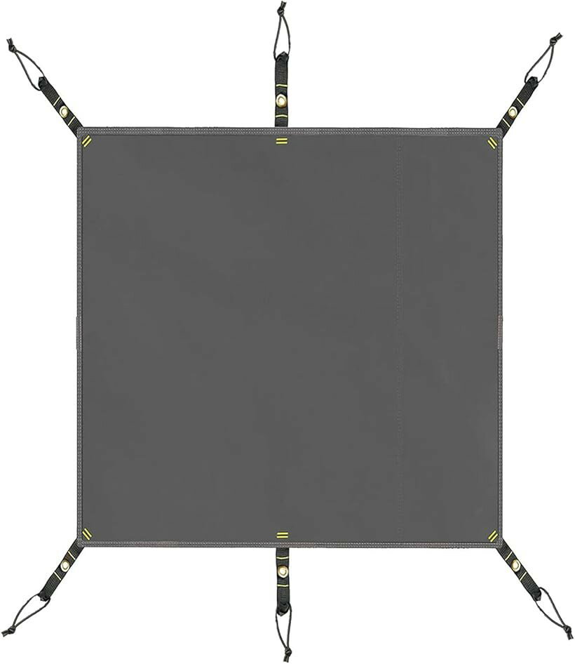 Tent Accessories - テントシート 防水加工 耐水圧3000mm グランドシート 厚いオックスフォード生地 アウトドア キャンプ 登山 6個ハトメ＆収納袋付き 190x190cm (190x190cm)