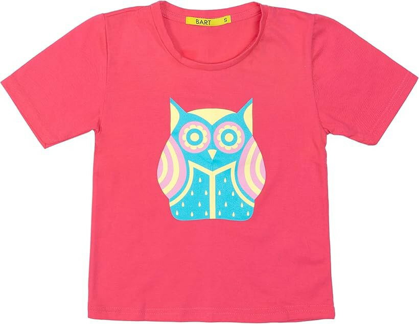 コットンTシャツ 子供用 (ピンク, S)