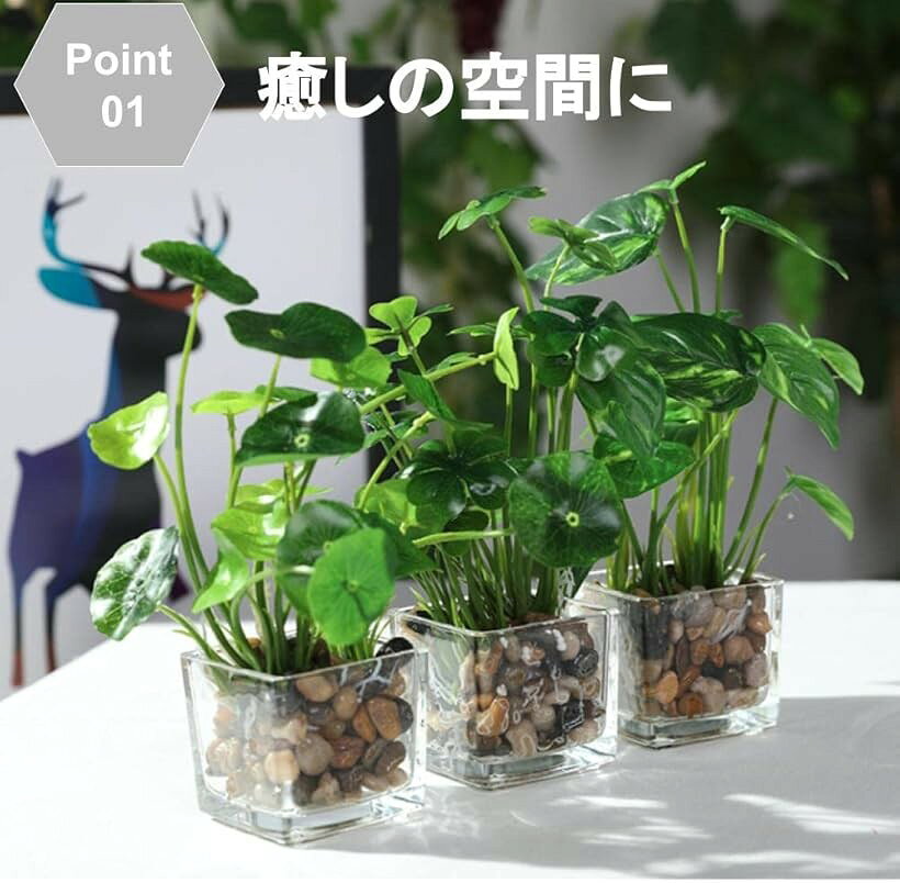 観葉植物 フェイク フェイクグリーン 造花 インテリア 蓮の葉 (蓮の葉) [2]