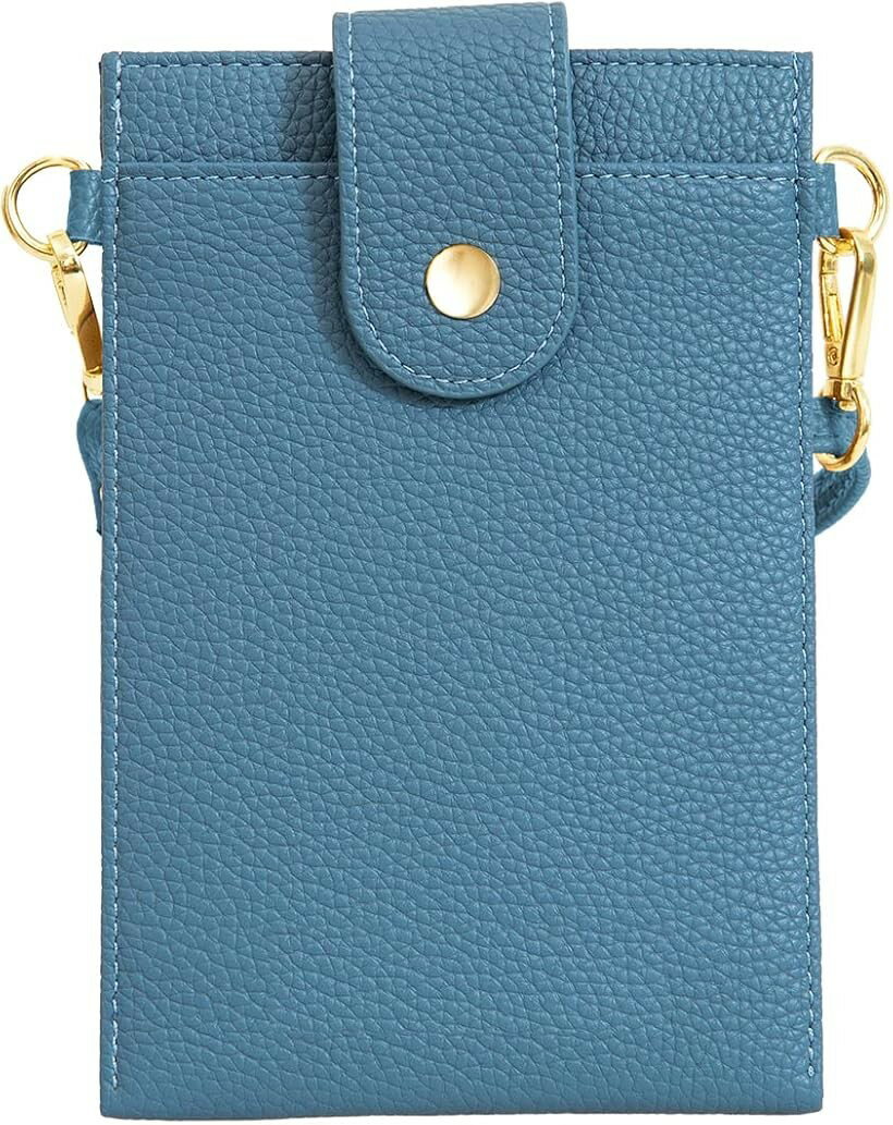 37．2℃ Binetsu スマホポーチ ショルダーポーチ お財布ショルダー 携帯ショルダー おしゃれ スマホポシェット 斜めがけ ブルー (ブルー)