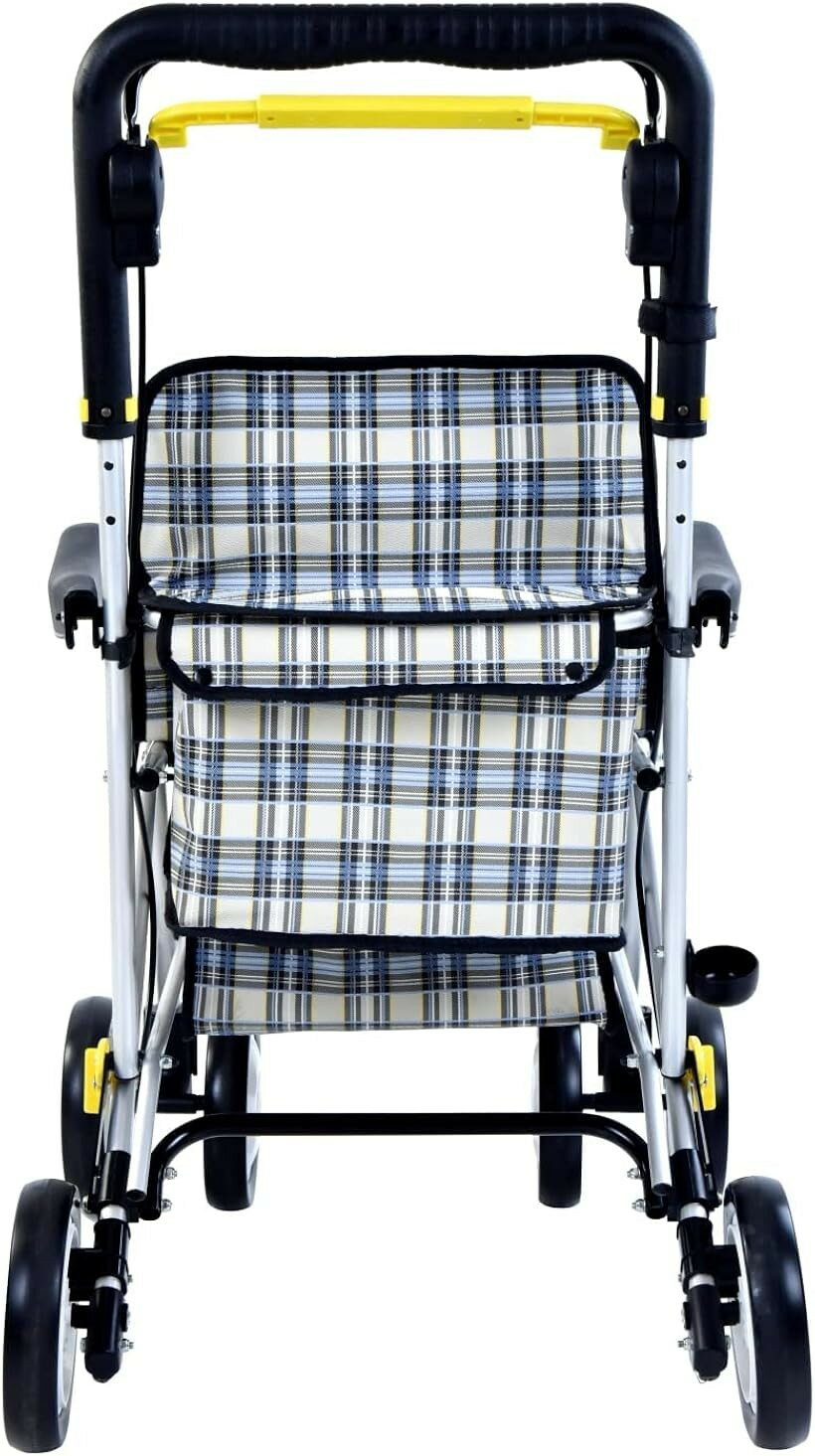 ケア・ペアレント Care-Parent シルバーカー アルミ製 折りたたみ 軽量 手押し車 CP-01R (赤い, 赤い) 2