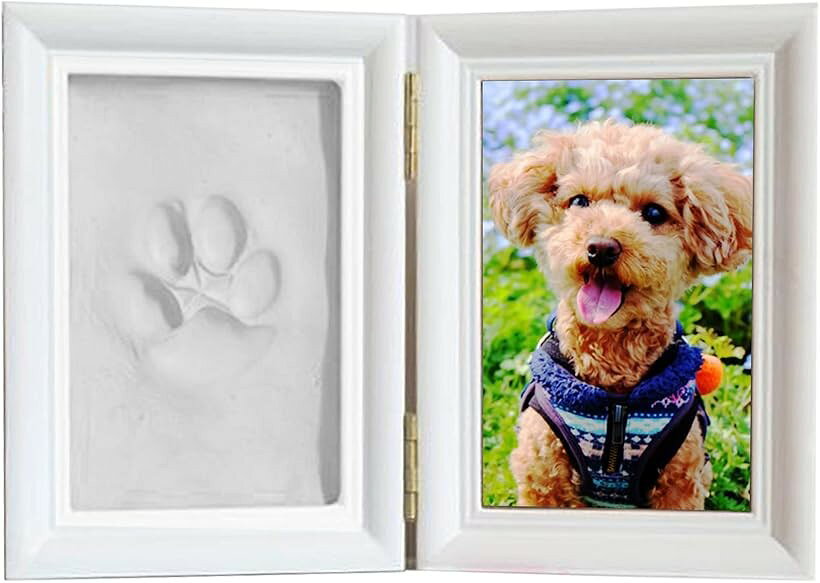 モデルノ ラ テール 足型キット フォトフレーム メモリアル 赤ちゃん 犬 肉球 型取...