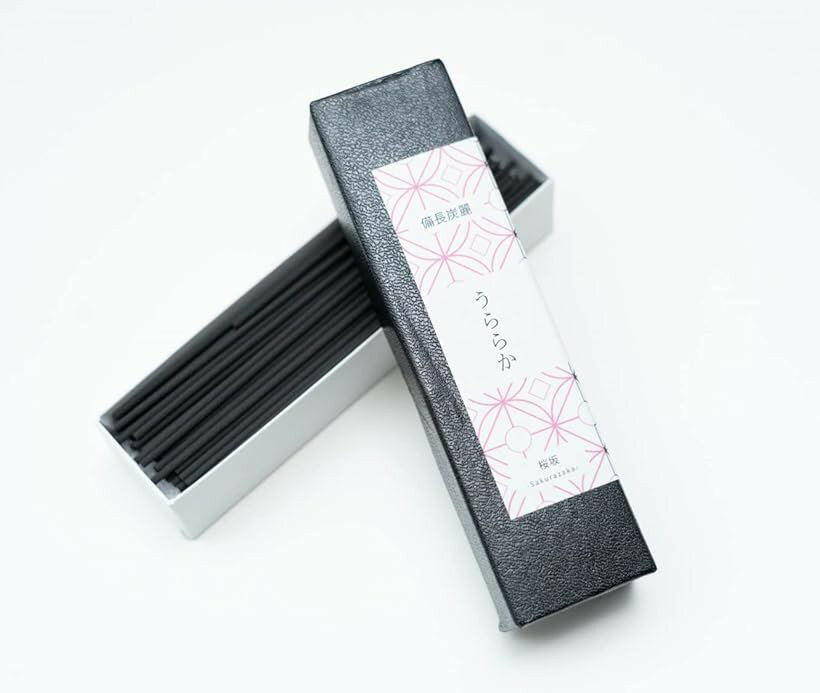 incense Sticks - 備長炭麗 うららか 線香 お線香 御香 お香 御供 お供え物 普賢堂仕様 桜坂 -sakurazaka-