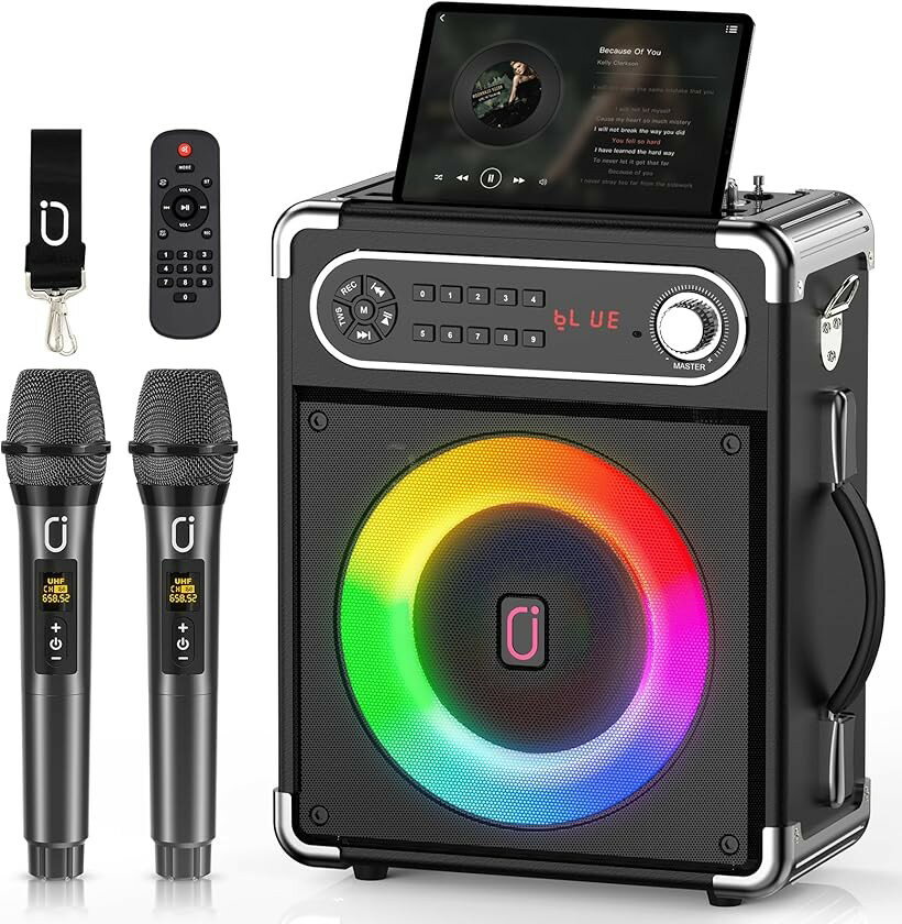 バリエーションコード : 2b46560l6g商品コード2b2qwovx6c商品名スピーカーセット 拡声器 ワイヤレスマイク2本 Bluetooth 5.0対応 高低音強化機能搭載ブランドJYXカラー黒「コンパクト軽量＆高容量バッテリー」RGB ライト付き、ポータブルスピーカー重量は2.96KGです。軽くて運び便利、移動時に手軽に持ち運びできます。付属ストラップを付け、肩に掛けても重く感じません。高性能バッテリー（内蔵の3.7V / 5200mAh充電式大容量リチウムイオンバッテリーで）と低消費電力により、1回の充電で6～8時間連続最大パワーで音楽を再生できます（待機時間72時間、普通パワー音楽再生時間は10時間）。野外ライブ、BBQ、宣伝活動、校行事、セミナー、カラオケ、結婚式、盆踊りなどのイベントに活躍します。「優れた音質（内蔵スピーカーx2）」スピーカーには、高性能オーディオ ドライバーと高度なデジタル シグナル プロセッサが装備されており、クリアなボーカル、力強い低音、適度な音量、ノイズなし。より良い音質を実現するため、5.25インチのウーハーと2インチのツイーター（合計2個）を搭載し、本格的なオーディオ環境を構築し、立体感を作り出します。バスレフポートを搭載し、低音域がしっかりと響き、音にメリハリを与え、パワフルで大音量の透明感がある高低音質サウンドを楽しめます。「ワイヤレスステレオペアリング」最先端Bluetooth 5.0が搭載されたスピーカーで、接続性は良くて、外部入力からの音楽などをスピーカーから出力することができます。「音飛び」や「音切れ」を大幅に改善することができます。2台のスピーカーに接続することにより良い臨場感 ・大迫力・大音量で音楽を楽しめます。TWS機能により、2つのスピーカーを組み合わせて360度のサラウンドサウンドを形成できます。「シンプルな操作」録音音声/AUX入力/ TFカード / USB / BT /マイクロUSBは携帯電話、Ipad、テレビ、PCなどの外部デバイスに対応します。テレビのヘッドホンジャックや多くの音響機器と接続できる汎用性の高い3.5mmステレオミニプラグでの接続にも対応しています。リモコン付き、スマホのみではなく、リモコンで遠距離（10メートル）操作もできます。操作バネルに6.35のマイク入力端子付き、ギターにも適用。「安心」J商品は総務省令による技適マークの認証あり（TELECマーク）「持ち易いストラップ」外出する時に付属ストラップを付け、肩に掛けても重く感じません。軽くて運び便利、移動時に手軽に持ち運びできます。「シンプル操作」サウンドエフェクト、マイクエフェクト、モードの切り替え、他の操作をいつでも調整できる便利なダイレクトでシンプルな多機能コンソール。「FMラジオ」好きな時間にラジオも聞こえます。ロッドアンテナがあって、高感度受信できる。「遠距離操作」リモコン付き、スマホや操作バネルではなく、リモコンからもスピーカーを操作できます。「多様化接続」USBポート、Aux - inとTFカードに対応しますTFカード＆USB：スピーカーをオンにし、TFカードまたはUSBを挿入すると、スピーカーが自動的にMP 3形式のファイルを再生を開始します。「優れた音質」優れた音質（内蔵スピーカーx2）ウーハーとツイーター（合計2個）を搭載し、本格的なオーディオ環境を構築し、立体感を作り出します。パワフルで大音量の透明感がある高低音質サウンドを楽しめます。「二種類な色」JYX-55黒色と木色はお互いTWSができます。「大容量バッテリー」内蔵の大容量安全認証されたバッテリーは、屋外での長期的なパフォーマンスニーズを満たすために4～6時間の使用時間を持っています。※ 他ネットショップでも併売しているため、ご注文後に在庫切れとなる場合があります。予めご了承ください。※ 品薄または希少等の理由により、参考価格よりも高い価格で販売されている場合があります。ご注文の際には必ず販売価格をご確認ください。※ 沖縄県、離島または一部地域の場合、別途送料の負担をお願いする場合があります。予めご了承ください。※ お使いのモニタにより写真の色が実際の商品の色と異なる場合や、イメージに差異が生じることがあります。予めご了承ください。※ 商品の詳細（カラー・数量・サイズ 等）については、ページ内の商品説明をご確認のうえ、ご注文ください。※ モバイル版・スマホ版ページでは、お使いの端末によっては一部の情報が表示されないことがあります。すべての記載情報をご確認するには、PC版ページをご覧ください。技術基準適合証明番号：218-459014＊スピーカーの充電ケーブルはType-Cケーブルです。ACアダプターが付属されていません。（ACアダプターは5V＝1A以上の仕樣であれば、充電出来ます。）＊付属されているマイクはUHF型マイクです。チャンネルを変更することができませんので。スピーカーセットを二台購入するお客様にマイクが近く所に同時に使えないことを了承してください。＊マイクはノイズが発生する場合はまずはスピーカー操作バネルにあるボダン「ECHO」減らして距離を2メードル以上に離れてマイクの頭部分をスピーカーの方に向かないこと、また、マイクのバッテリー残量が足りないとマイクに影響を与えますので、新しい電池でもう一回試してください。＊マイクが音が出ない場合はまず新しい電池を交換して、スピーカーの操作バネルーにマイク音声調整専用のボリューム（-MICVOL+）を増大してから、音声が出ます。
