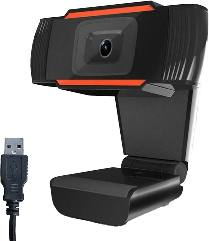 WEBカメラ ウェブカメラ 接続簡単 マイク内臓 HD1080P 200万画素 110° 広角 pc 動画配信 パソコンカメラ 外付け webcam (ブラック)