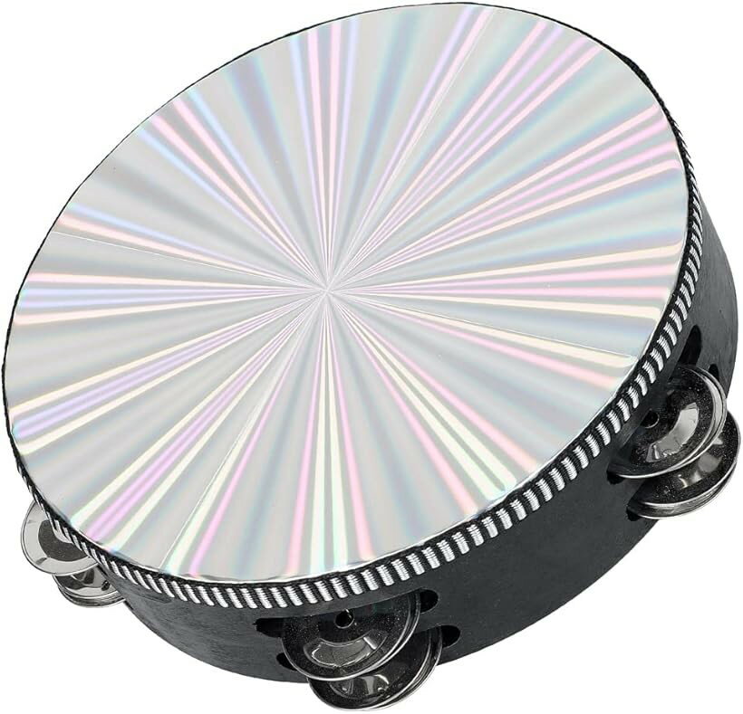 AllBright タンバリン パーカッション カラオケ 演奏 楽器 盛り上げ 出し物 演劇 (25cm)