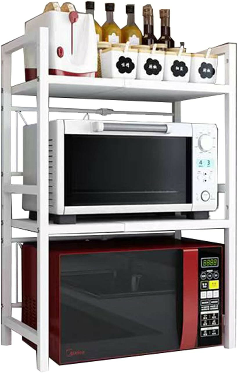 バリエーションコード : 2bjy6fg3r5商品コード2bjy6tkvws商品名レンジ上ラック スチールラック 幅 42-64cm伸縮式 荷重30kg レンジ台 キッチン収納棚 棚板高さ調節可能 ホワイト 二層式 79x42x36ブランドQD-WSTカラーホワイトサイズ等79x42x36「スペースを有効活用できる伸縮キッチンラック」収納ラックの幅の伸縮範囲は42cm～64cm（お勧め使用範囲は55CM以内）の間で無段階に調節できます。電子レンジや小家電に適用し、調味用品、キッチン用品を簡単に綺麗に収納できます。キッチンのスペースをよくご活用いただけます。「耐荷重強い焼付塗装スチール」上質なスチールを採用しており、高温で焼付塗装を施しており、汚れ付いた時は、サッと拭き取るだけで、きれいになり、お手入れはとても簡単です。水や水蒸気などにも強く材質、錆も有効的に防止できます。普通の小電気製品を棚板の上に置いても棚板の変形や壊れ等の心配は要りません、安心できに使えます。「平らではないところでも安心しに使えます」脚部の接地面には、高さの微調整でガタつきを抑える、アジャスターをお付けしていますから、平らではないところにも、そのアジャスターを少し調整したら、棚が揺れません。「家電も置ける」耐荷重30kgな広い天板で、家電も安心しにおけます。金属天板はレンジ放熱を遮断し、家電に熱影響がなくなり、安心しに使えます。「組み立て簡単」日本語組み立て説明書同梱し、組み立て簡単。組み立て苦手な方も安心しにできます。※ 他ネットショップでも併売しているため、ご注文後に在庫切れとなる場合があります。予めご了承ください。※ 品薄または希少等の理由により、参考価格よりも高い価格で販売されている場合があります。ご注文の際には必ず販売価格をご確認ください。※ 沖縄県、離島または一部地域の場合、別途送料の負担をお願いする場合があります。予めご了承ください。※ お使いのモニタにより写真の色が実際の商品の色と異なる場合や、イメージに差異が生じることがあります。予めご了承ください。※ 商品の詳細（カラー・数量・サイズ 等）については、ページ内の商品説明をご確認のうえ、ご注文ください。※ モバイル版・スマホ版ページでは、お使いの端末によっては一部の情報が表示されないことがあります。すべての記載情報をご確認するには、PC版ページをご覧ください。