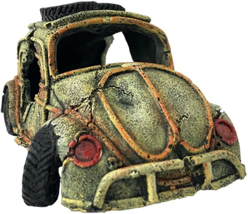 Rakuten - アクアリウム 水槽 オブジェ 車 隠れ家 アクアリウムオーナメント 飾り 熱帯魚 爬虫類 海水魚 金魚 メダカ 03 タイプ3 (03 タイプ3)