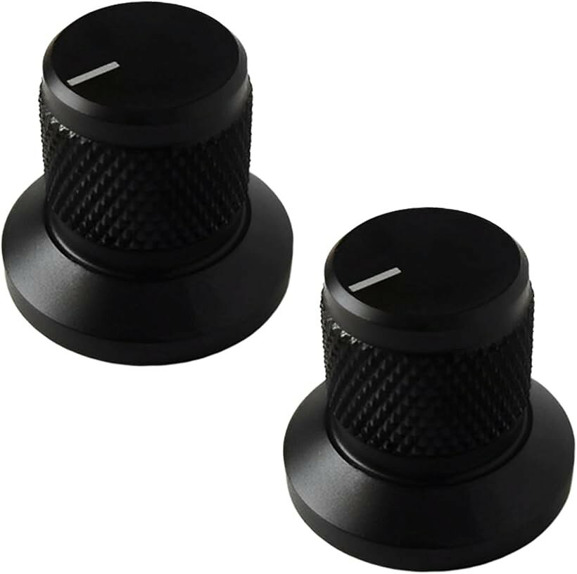 25 x 22mm コントロール ノブ ボリューム つまみ 2個 セット スピーカー アンプ ポ...