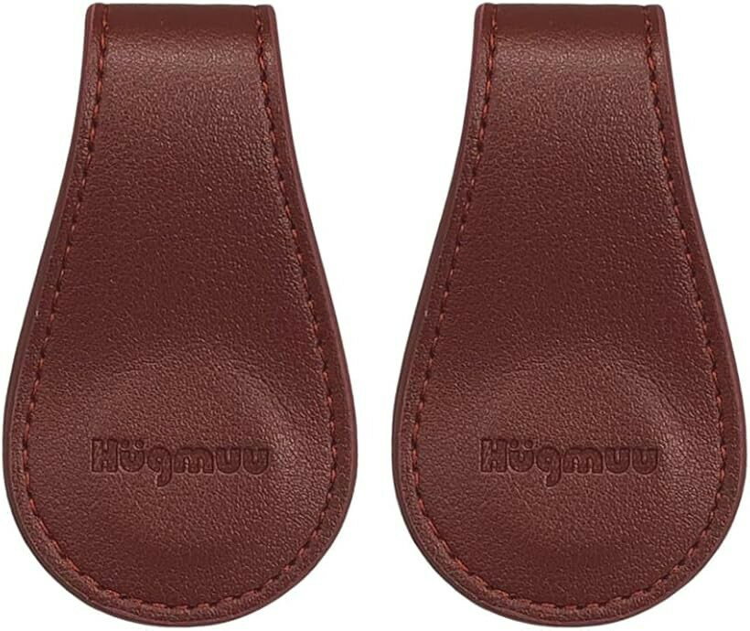 ブランケットクリップ ベビーカー 2個セット ホルダー フック マグネット Hugmuu ハグムー (Brown, M)