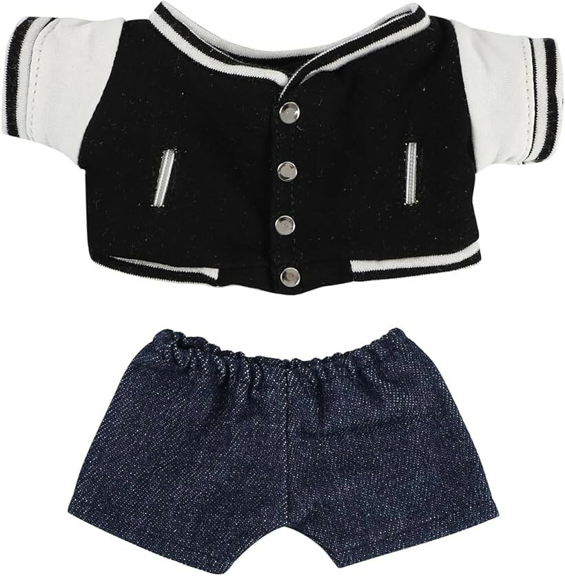 バリエーションコード : 2b9j2uwy00商品コード2b9j2382y6商品名ぬい服 ぬいぐるみ服 スタジャン ズボン 人形ブランドAXLUCEカラーブラックサイズ等20cmぬいぐるみ用のスタジャン・ズボンのセットです。「 適用サイズ 」約20cm綿人形「 セット内容 」スタジャン・ズボン人形本体は含まれません。またセット内容以外のものも含まれません。人が着る服と違い、サイズが小さいため、縫製などが多少甘い場合がございます。ご了承いただけますと幸いです。モニター環境により、写真の色とは、多少、異なる場合がございます。細部のデザインは時期により、多少、変更される場合がございます。濃い色の服の場合、湿った状態や、着せたままの状態は、ぬいぐるみに色が移る原因になる場合があるので、長期間の着用は避けていただきますようお願いいたします。※ 他ネットショップでも併売しているため、ご注文後に在庫切れとなる場合があります。予めご了承ください。※ 品薄または希少等の理由により、参考価格よりも高い価格で販売されている場合があります。ご注文の際には必ず販売価格をご確認ください。※ 沖縄県、離島または一部地域の場合、別途送料の負担をお願いする場合があります。予めご了承ください。※ お使いのモニタにより写真の色が実際の商品の色と異なる場合や、イメージに差異が生じることがあります。予めご了承ください。※ 商品の詳細（カラー・数量・サイズ 等）については、ページ内の商品説明をご確認のうえ、ご注文ください。※ モバイル版・スマホ版ページでは、お使いの端末によっては一部の情報が表示されないことがあります。すべての記載情報をご確認するには、PC版ページをご覧ください。
