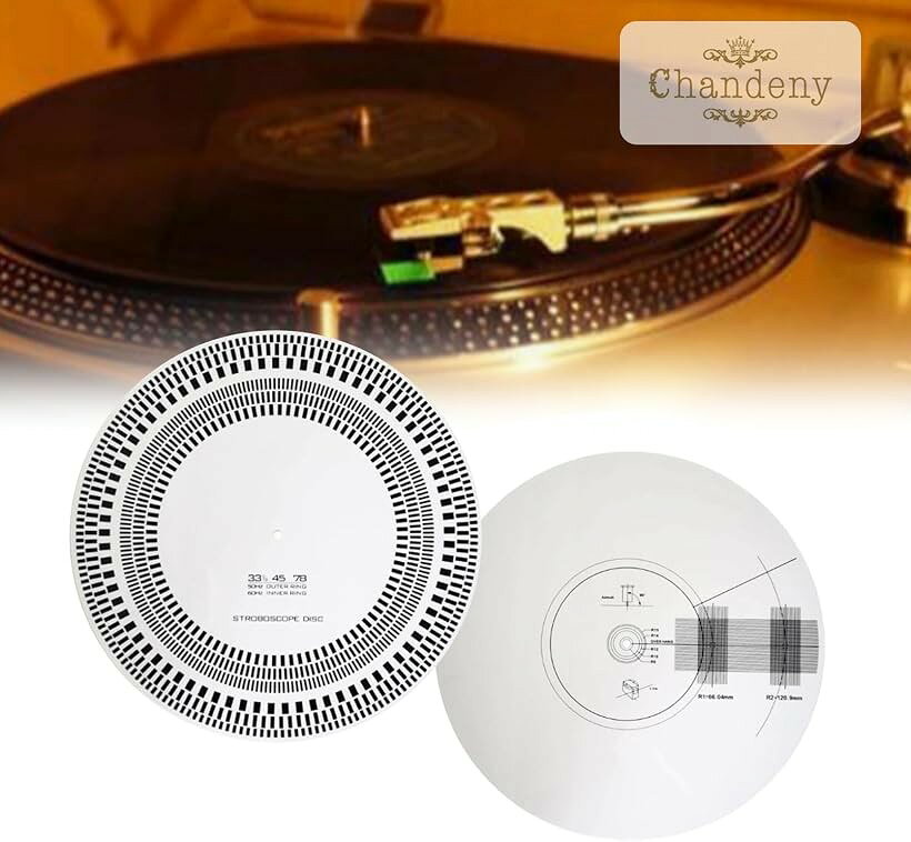 レコードプレーヤー 調整 検査用 ディスク ターンテーブル 33 45 78 RPM