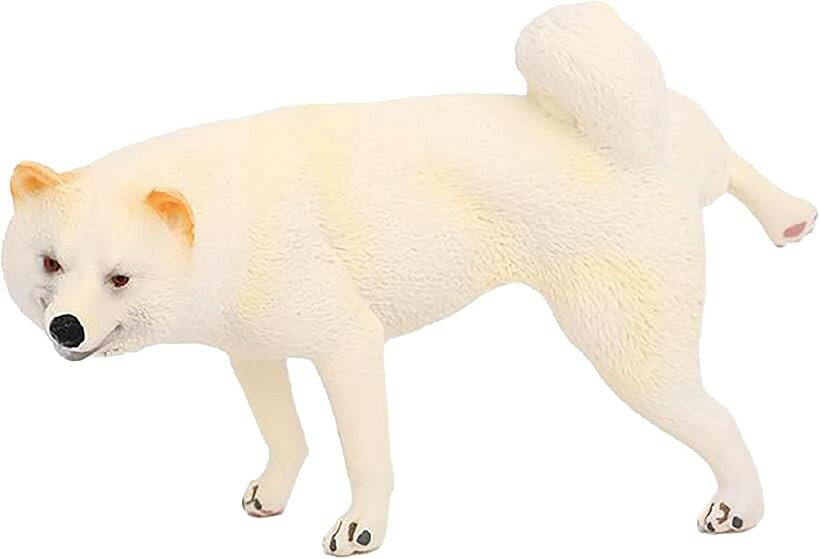 柴犬 グッズ 柴犬の置物 おしっこ おもしろ雑貨 インテリア フィギュア オブジェ プレゼント 白毛の柴犬・おしっこ (白毛の柴犬・おしっこ, 13cmx4.8cmx8.3cm)