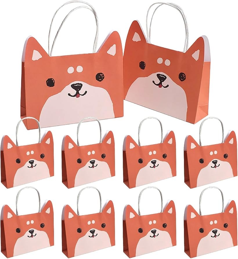 柴犬 小さい ラッピング 紙袋 手提げ プレゼント袋 アニマル紙袋 ギフト 包装 日常...