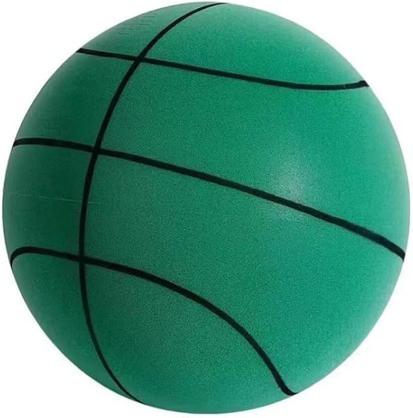 Other - サイレント バスケット ボール 子供 幼児 用 静音 玩具 フォーム 素材 スポンジ 3号球 室内 スポーツ 練習 防音 (グリーン)