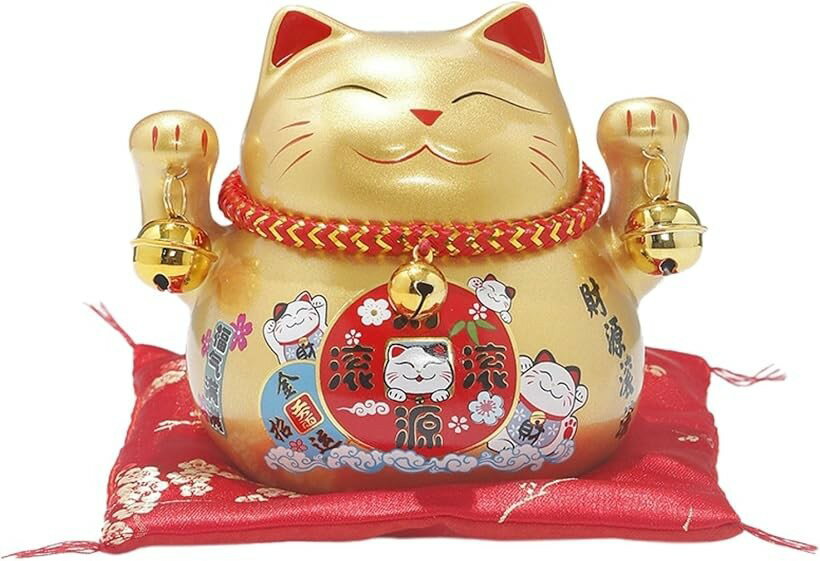 楽天市場】金色 招き猫 貯金箱の通販
