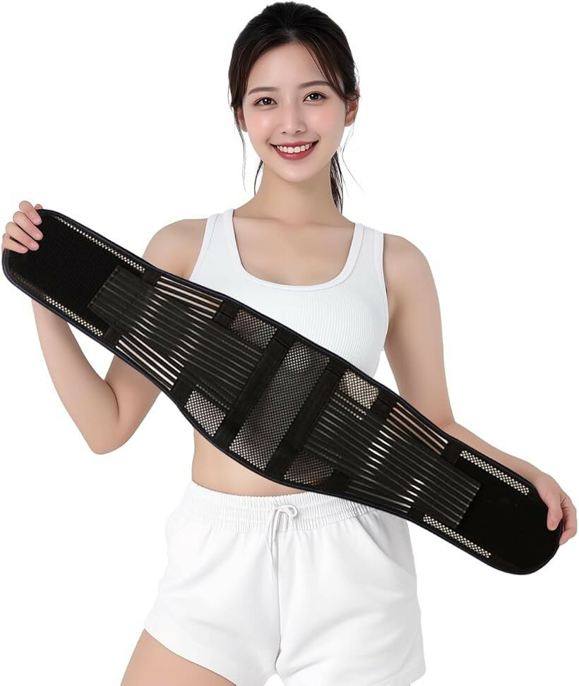 バリエーションコード : 2bu0iqxcdr商品コード2bu0igjvc9商品名新設計x現役医師監修 メッシュ 腰サポーター 薄型 軽量 骨盤ベルト ベルト エアフィットベルト 腰 骨盤 二重加圧式 ズレにくい 通気性 スポーツ 作業 脱着簡単 男女兼用ブランドGRAND LOHASカラーブラックサイズ等Lサイズ「現役医師x人間工学に基づいた革新設計」 GRAND LOHAS エアフィットベルトは、専門家・吉川博昭先生監修のもと開発された、高機能腰用サポートベルトです。医療現場の知見を活かし、腰椎から骨盤までをしっかり支える構造を実現しました。「驚くほど軽く、しっかり支える。」 背面には、適度な弾力を持つ特殊弾性ボーンを4本内蔵。背骨を挟むように配置することで、ひねりや前かがみの動作を制限し、腰への負担を大きく軽減。軽量ながらもしっかりとしたホールド感を提供します。「メッシュ素材でムレにくい。」 ベルト本体には、通気性と強度を兼ね備えたメッシュ素材を採用。薄くて軽量なのに、動きに合わせてしっかりフィット。暑い季節でも汗ムレを気にせず快適に着用できます。「二重ベルトでズレにくい＆フィット感自在。」 伸縮性の高い補助ベルトを重ねた二重構造により、締め付け加減を細かく調整可能。着用中のズレを防ぎ、立ち座りや作業中の動きにも柔軟に対応します。デスクワークや立ち仕事、運転、介護、スポーツ時など、腰に負担がかかるあらゆる場面で活躍します。＊メインベルトは軽いストレッチ性はございますが、基本的には伸縮性は弱いです。テープの留める位置で適宜調節いただけます。※ 他ネットショップでも併売しているため、ご注文後に在庫切れとなる場合があります。予めご了承ください。※ 品薄または希少等の理由により、参考価格よりも高い価格で販売されている場合があります。ご注文の際には必ず販売価格をご確認ください。※ 沖縄県、離島または一部地域の場合、別途送料の負担をお願いする場合があります。予めご了承ください。※ お使いのモニタにより写真の色が実際の商品の色と異なる場合や、イメージに差異が生じることがあります。予めご了承ください。※ 商品の詳細（カラー・数量・サイズ 等）については、ページ内の商品説明をご確認のうえ、ご注文ください。※ モバイル版・スマホ版ページでは、お使いの端末によっては一部の情報が表示されないことがあります。すべての記載情報をご確認するには、PC版ページをご覧ください。