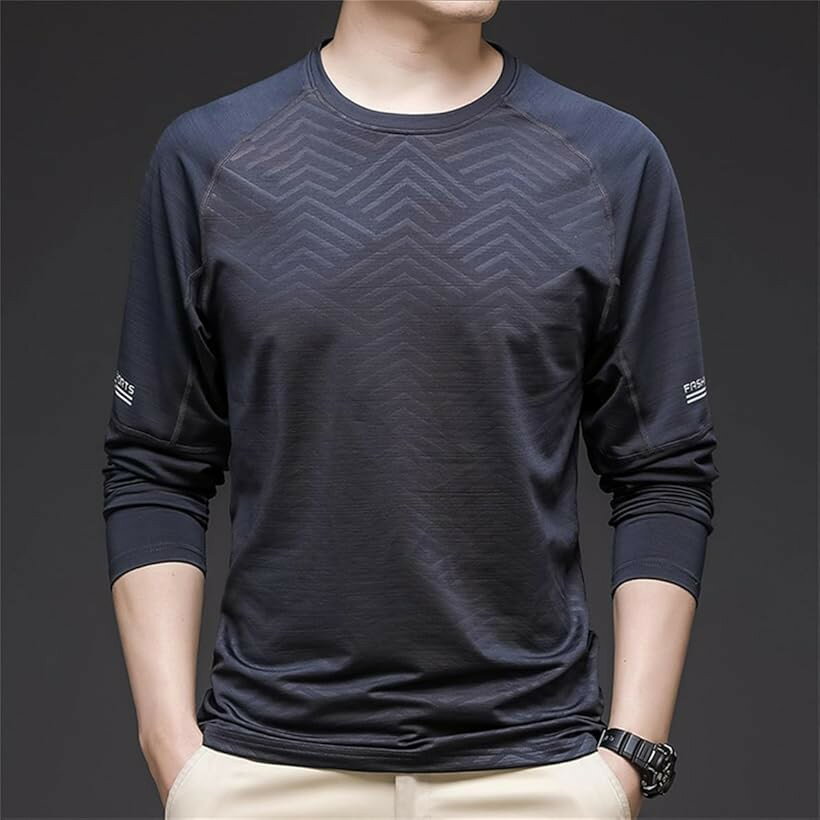 メンズ 長袖 Tシャツ スポーツシャツ アンダーシャツ 吸汗速乾 抗菌 UVカットパー...