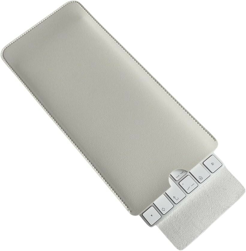 マジックキーボードケース Magic Keyboard スリムスリーブカバー 耐衝撃 合皮素材 (ホワイト)